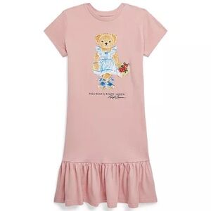 NWT | Big Girls Polo Bear Jersey T-shirt Dress